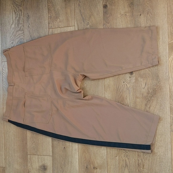 Gabrielle Union Collection womens Harem Pant brown black stripe M - Picture 7 of 9